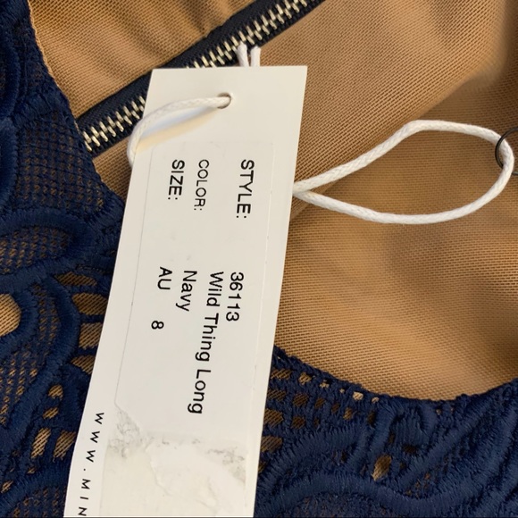 Ministry of Style Blue WILD THING Lace Dress NWT - Picture 10 of 14